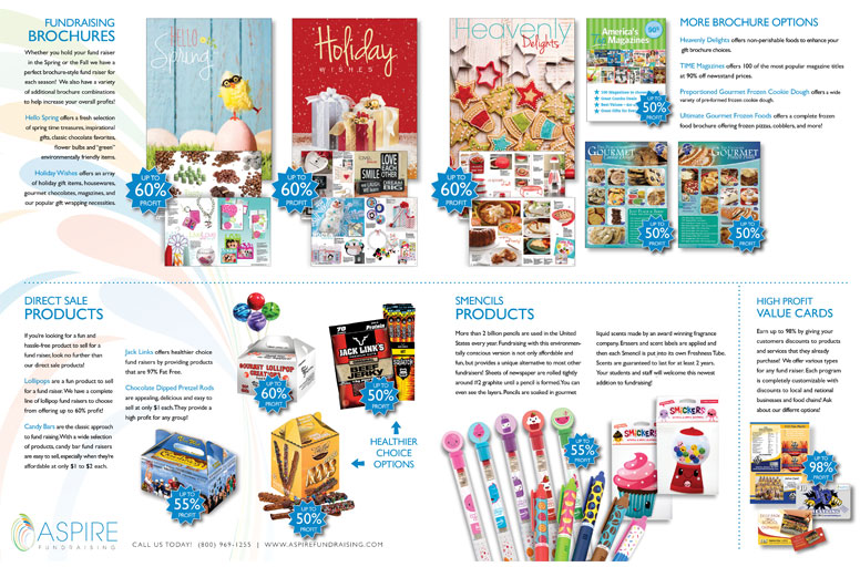 Aspire Marketing Flyer Spread